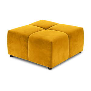 Žuti baršunasti sofa modul Rome Velvet - Cosmopolitan Design