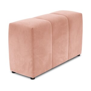 Ružičasti baršunasti naslon za modularnu sofu Rome Velvet - Cosmopolitan Design
