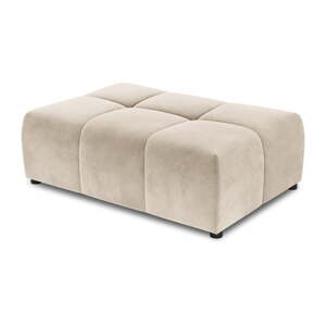 Sofa modul od bež baršuna Rome Velvet - Cosmopolitan Design