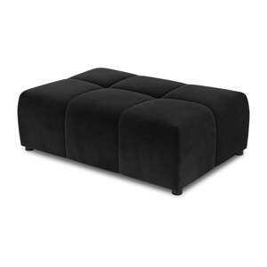 Crni baršunasti kauč modul Rome Velvet - Cosmopolitan Design