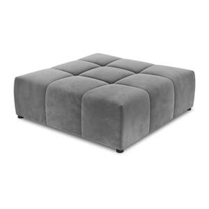 Sivi baršunasti sofa modul Rome Velvet - Cosmopolitan Design
