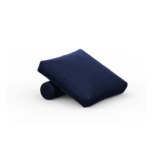 Plavi baršunasti jastuk za modularnu sofu Rome Velvet - Cosmopolitan Design
