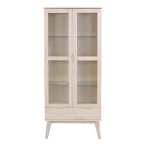 Vitrina od hrastovine u prirodnoj boji 82x185 cm Filippa - Rowico