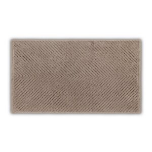 Smeđi pamučni ručnik 142x76 cm Chevron - Foutastic