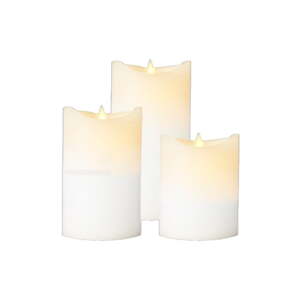 LED svijeće u setu 3 kom (visina 15 cm) Sara Exclusive – Sirius