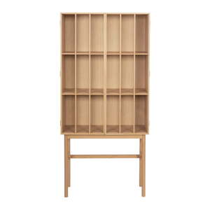 Vitrina od hrastovog drveta 80x170 cm Shoji - Hübsch