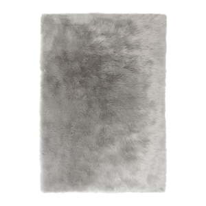 Sivo sintetičko krzno 290x180 cm - Flair Rugs