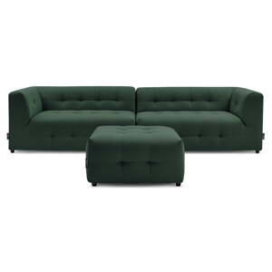 Tamno zelena sofa 324 cm Kleber - Bobochic Paris