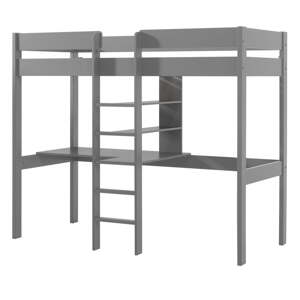 Sivi povišeni dječji krevet 90x200 cm Pino - Vipack