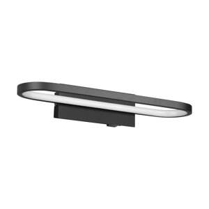 Mat crna LED zidna lampa (duljina 40 cm) Gianni - Trio