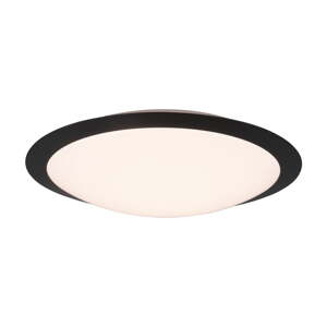 Mat crna LED stropna svjetiljka ø 42 cm Umberto - Trio