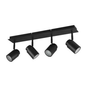 Mat crni metalni reflektor 19x52 cm Angelo - Trio