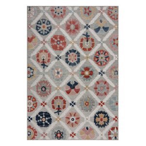 Sivi vanjski tepih 290x200 cm Flora - Flair Rugs