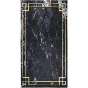 Tamno sivi perivi tepih 150x80 cm - Vitaus