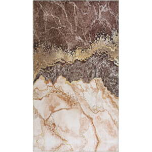 Konjak smeđe-krem periva stazae 200x80 cm - Vitaus
