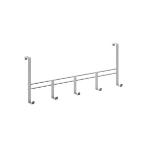 Metalna vješalica za vrata srebrne boje 38 cm - Metaltex
