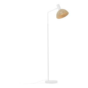 Podna lampa u prirodnoj boji sa sjenilom od ratana (visina 157 cm) Damila - Kave Home