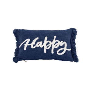 Ukrasni jastuk 50x30 cm Cotton Slub Happy - Tiseco Home Studio