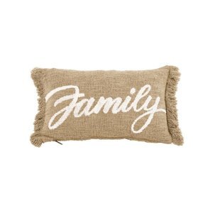 Ukrasni jastuk 50x30 cm Cotton Slub Family - Tiseco Home Studio