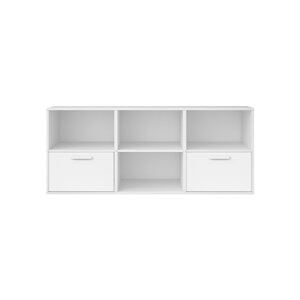Bijela niska komoda 134x56 cm Keep by Hammel - Hammel Furniture