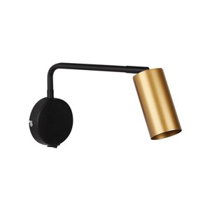 Metalna zidna lampa u crno-zlatnoj boji Tina - Candellux Lighting