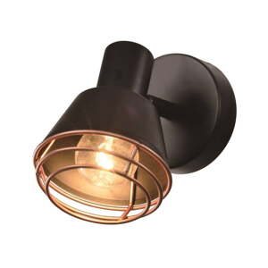 Crna metalna zidna lampa Neria - Candellux Lighting