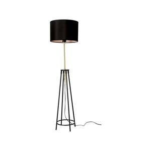 Crna podna lampa (visina 154 cm) Tegola - Candellux Lighting