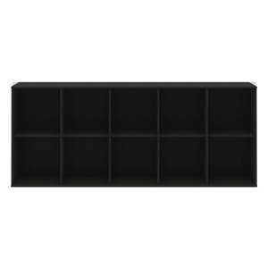 Crni modularni sustav polica 169x69 cm Mistral Kubus - Hammel Furniture