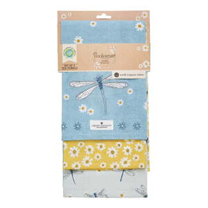 Ručnici od organskog pamuka u setu od 3 kom 45x65 cm English Meadow - Cooksmart ®