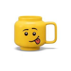 Žuta keramička dječja šalica 530 ml Head - LEGO®