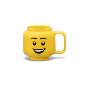 Žuta keramička dječja šalica 255 ml Head - LEGO®