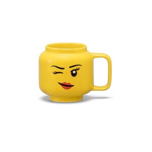 Žuta keramička dječja šalica 255 ml Head - LEGO®