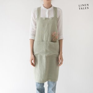 Lanena pregača Crossback - Linen Tales