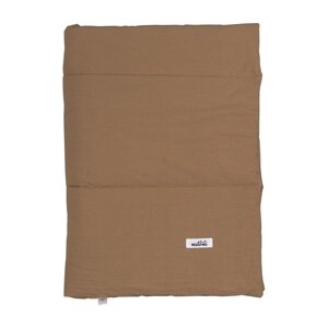 Smeđa pamučna deka za bebe 80x100 cm - Malomi Kids