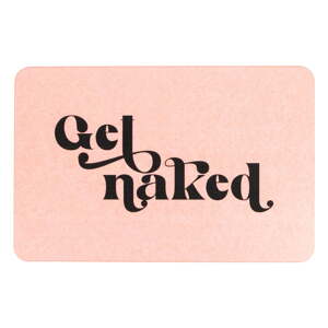 Svijetlo ružičasta kupaonska prostirka od dijatomita 39x60 cm Get Naked – Artsy Doormats