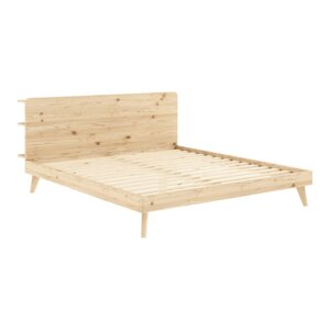 Bračni krevet od borovine s podnicom 180x200 cm Retreat - Karup Design