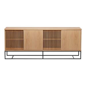 Niska komoda u dekoru hrasta 188x75 cm Ende - Woodman