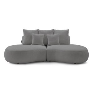 Svjetlo sivi kauč od bouclé tkanine 260 cm Saint-Germain – Bobochic Paris