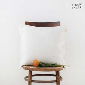 Lanena ukrasna jastučnica 40x40 cm White – Linen Tales