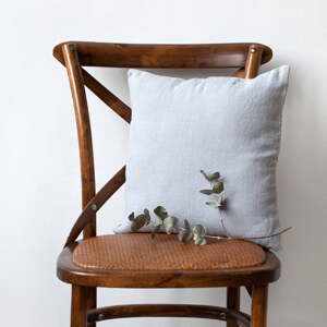 Lanena ukrasna jastučnica 50x50 cm Light Grey – Linen Tales