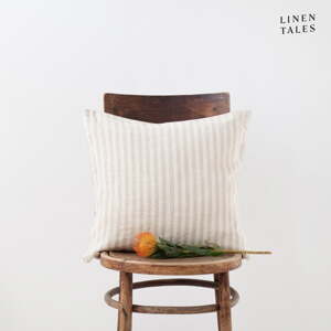 Lanena ukrasna jastučnica 40x60 cm Natural White Stripes – Linen Tales