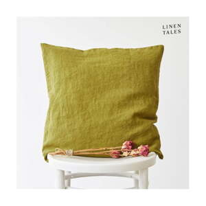 Lanena ukrasna jastučnica 45x45 cm Moss Green – Linen Tales
