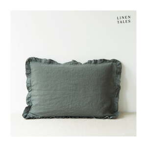 Lanena jastučnica 40x60 cm Forest Green  – Linen Tales
