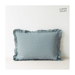 Lanena jastučnica 40x40 cm Blue Fog – Linen Tales