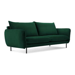 Tamnozelena baršunasta sofa 160 cm Vienna - Cosmopolitan Design