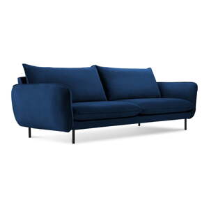 Plavi baršunasti kauč 200 cm Vienna - Cosmopolitan Design