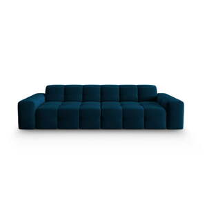 Tamnoplava baršunasta sofa 255 cm Kendal - Micadoni Home