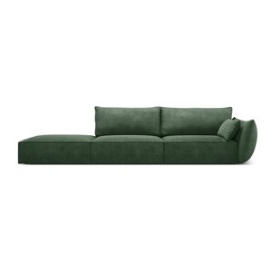 Tamno zelena ležaljka (s desnim kutom) Vanda – Mazzini Sofas