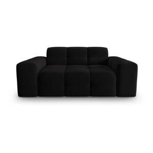 Sofa crni baršun 156 cm Kendal - Micadoni Home
