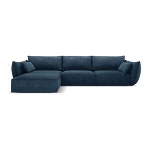 Tamnoplava kutna garnitura (lijevi kut) Vanda - Mazzini Sofas